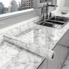 40cm Kitchen Self-adhesive Wall Adhesive Wallpaper Marble Pattern Pvc Home Decorations Oil-proof Water-proof Luxury Home Decor