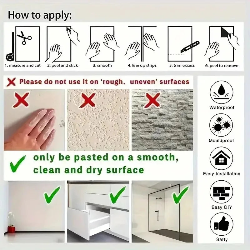 1 Roll Marble Self-adhesive Bathroom Jazz WhiteStickers Kitchen Wallpaper Adhesive Film Waterproof And Grease-proof Wall Sticker